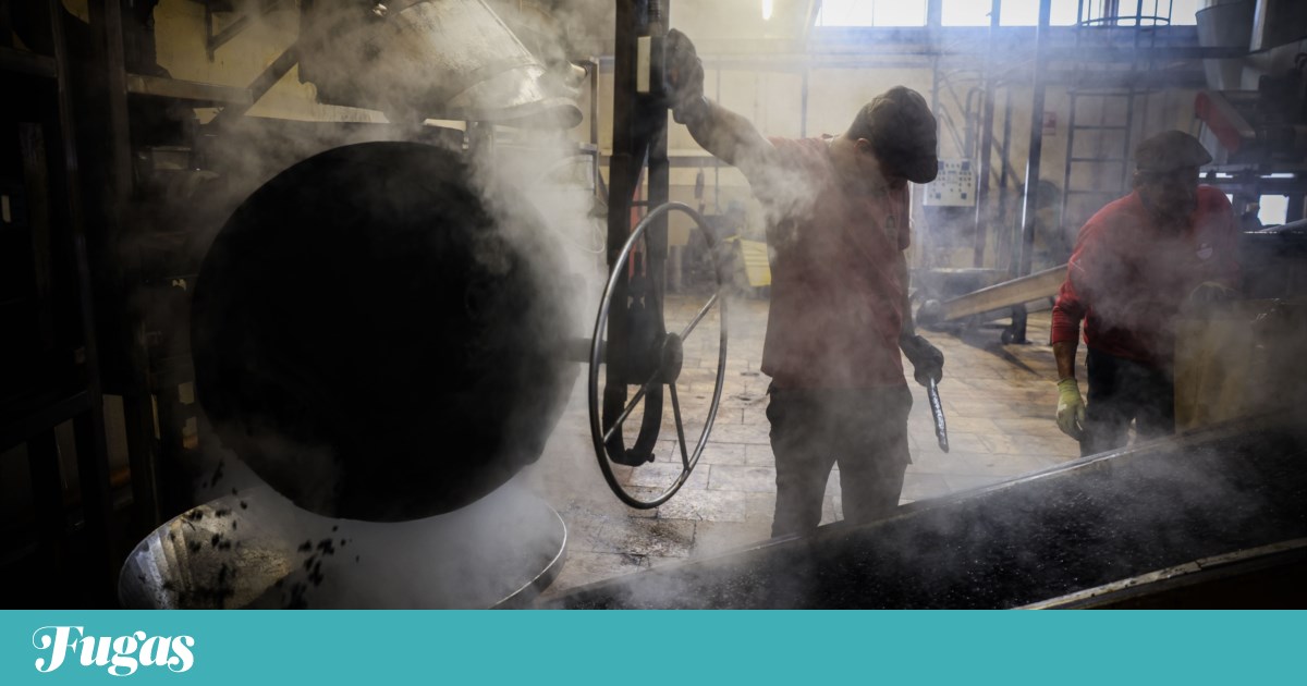 At Camelo, coffee is roasted the old-fashioned way, just as Rui Nabeiro learned