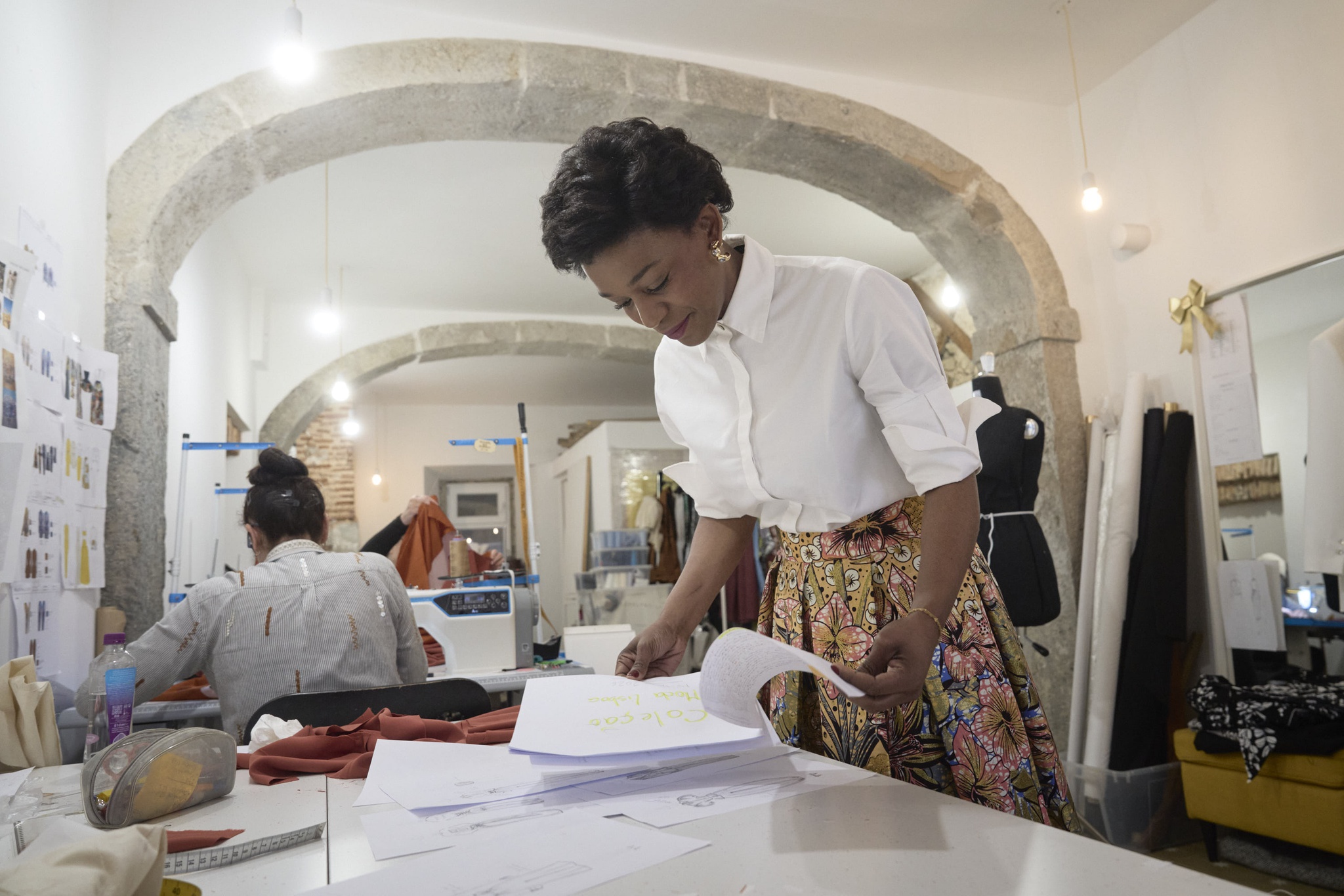 RG Rui Gaudêncio - 6 Março 2026 - Portugal, Lisboa - Roselyn Silva, designer de moda, fotografada no seu atelier em Lisboa. Público