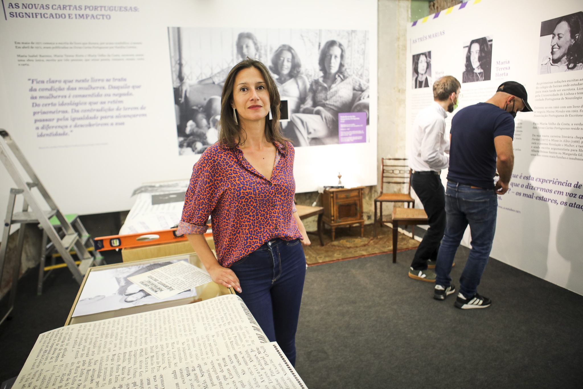 NFS Nuno Ferreira Santos - 5 Maio 2021 - PORTUGAL, Lisboa - Entrevista a Rita Rato, directora do Museu do Aljube Resistencia e Liberdade e a exposicao "Mulheres e Resistencia - Novas Cartas Portuguesas e Outras Lutas" com curadoria de Rita Rato e Joana Alves