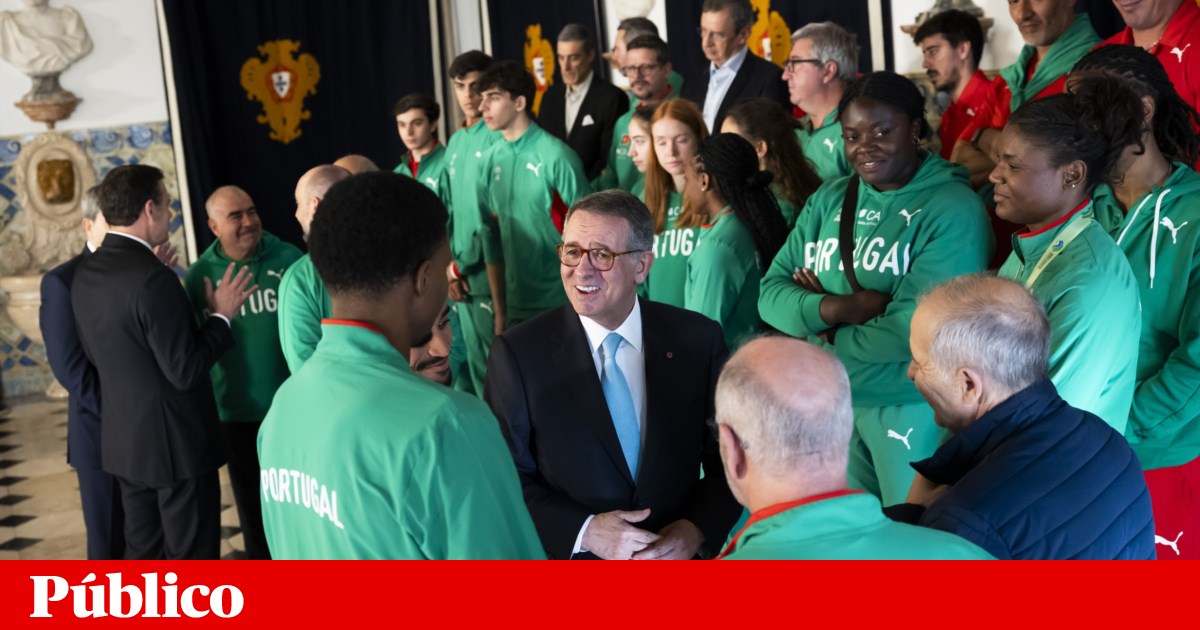 President of the Republic decorated medallists from the World Indoor Championships