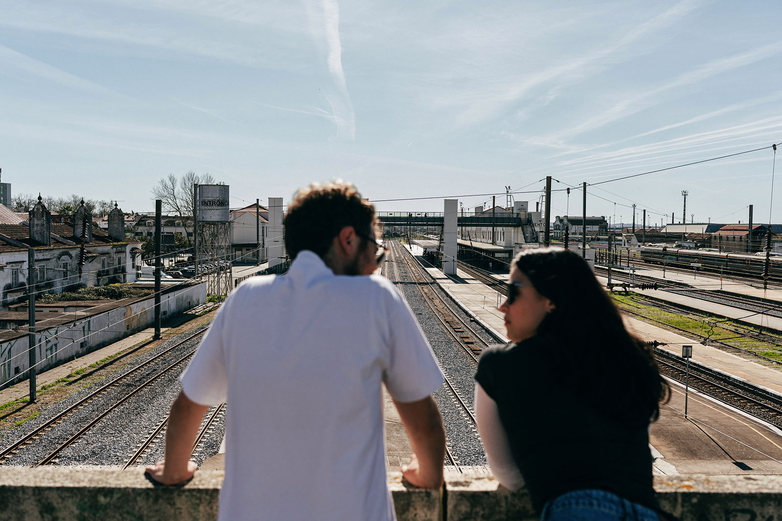 Entrevista a Pedro Cabeleira, realizador do filme Entroncamento, e a atriz, Ana Vilaça. Entroncamento, 21 de fevereiro de 2026. José Fonseca Fernandes