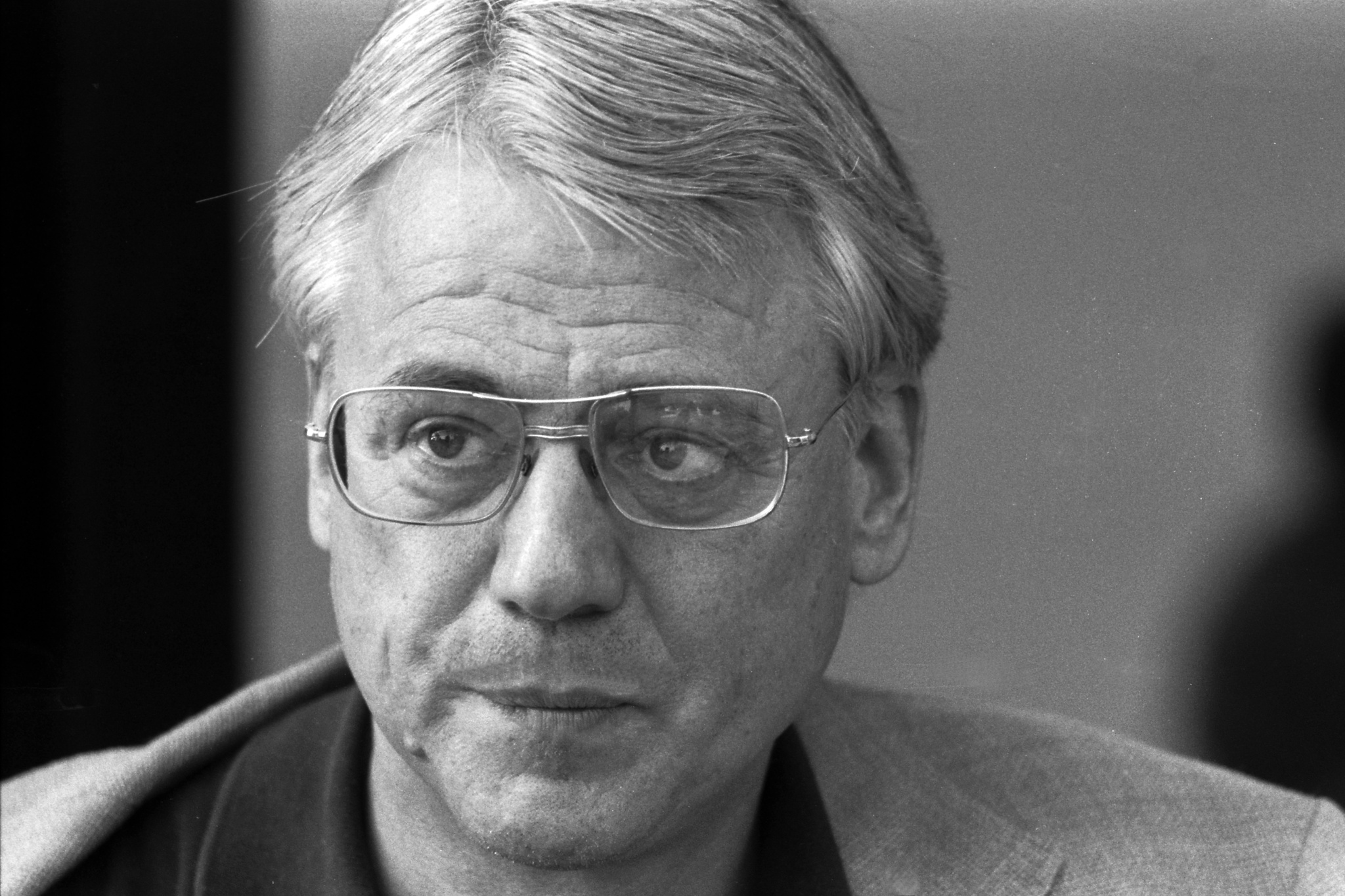 VENICE,ITALY, SEPTEMBER 05, 1983, Alexander Kluge, German author, philosopher, academic and film director. September 05, 1983 (Photo by Edoardo Fornaciari/Getty Images)