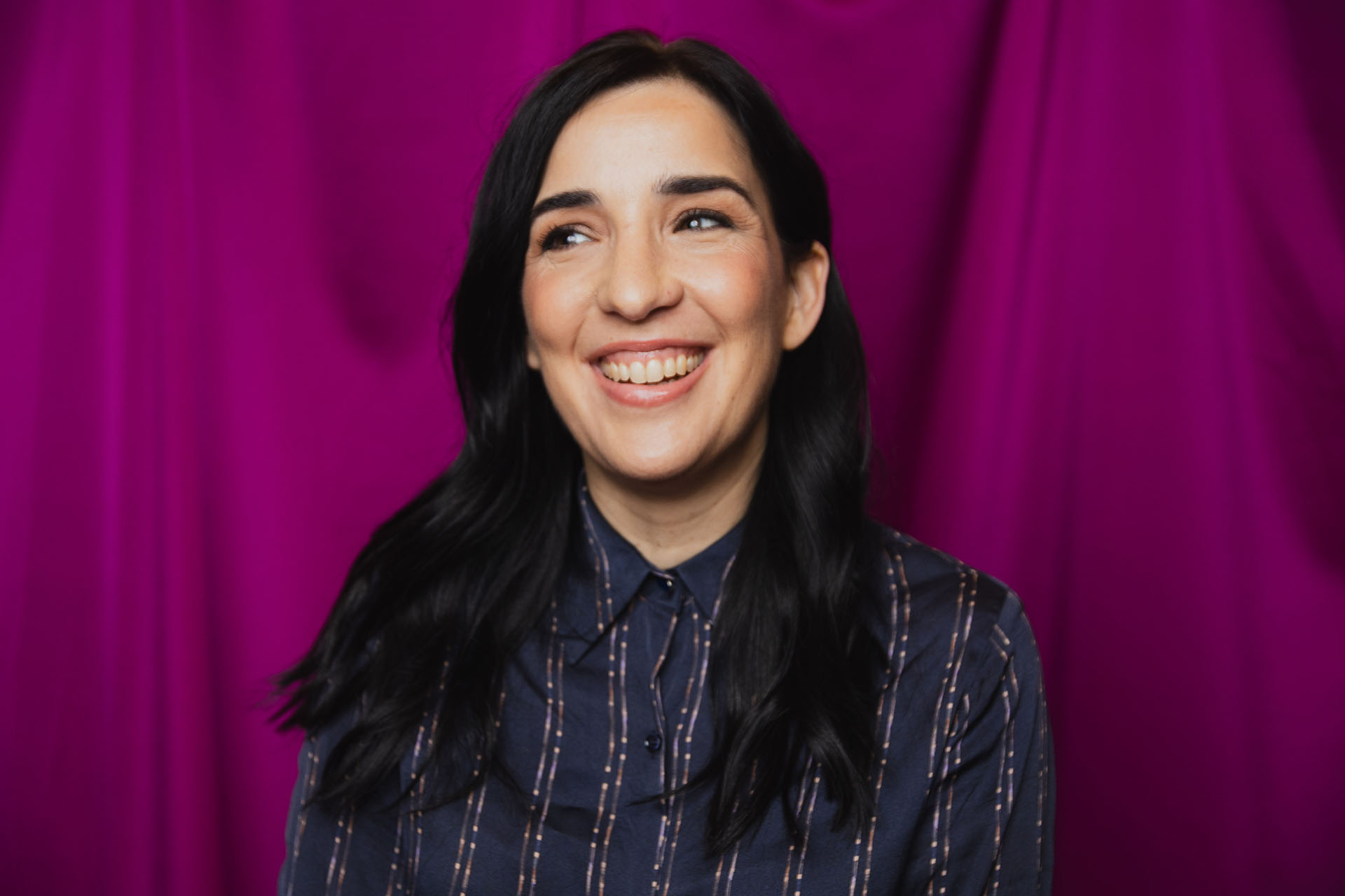 MÁLAGA, SPAIN - MARCH 08: (EXCLUSIVE COVERAGE) Alauda Ruiz de Azúaposes during a portrait session during the Málaga Film Festival 2026 at Teatro Cervantes on March 08, 2026 in Málaga, Spain. (Photo by Patricia J. Garcinuño/Getty Images)