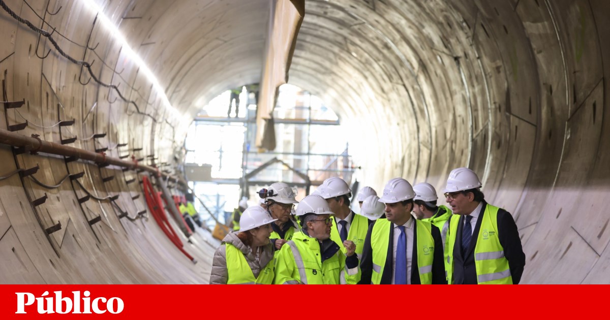 Completion of the second tunnel of the Lisbon drainage plan scheduled for 2029