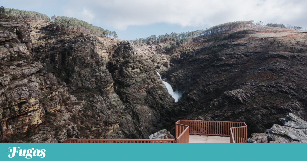 The new viewpoint of the great waterfall: Fisgas de Ermelo with new perspectives
