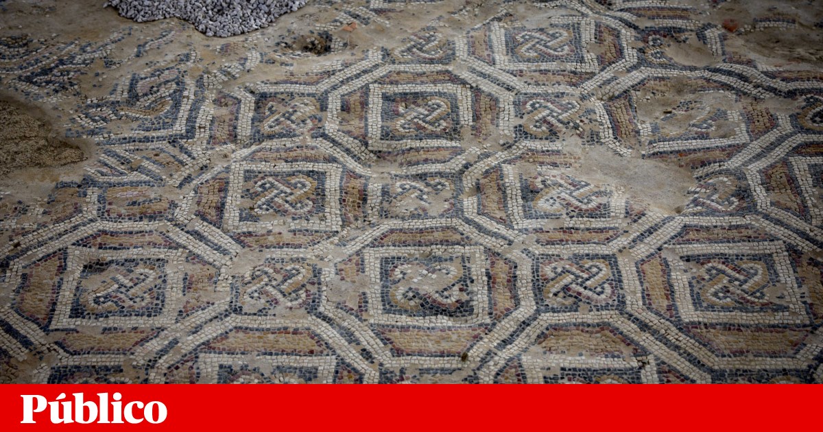 In Cascais, a Roman dining room mosaic has been uncovered and given new life