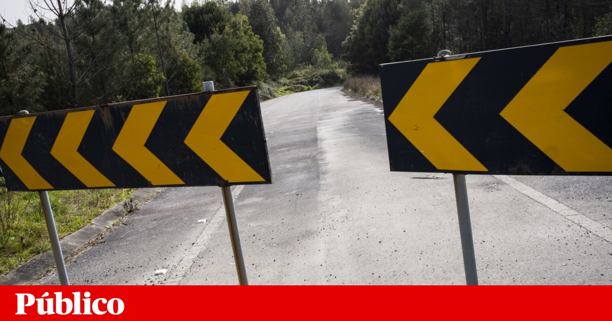 Bad weather: road in Oliveira do Hospital collapses