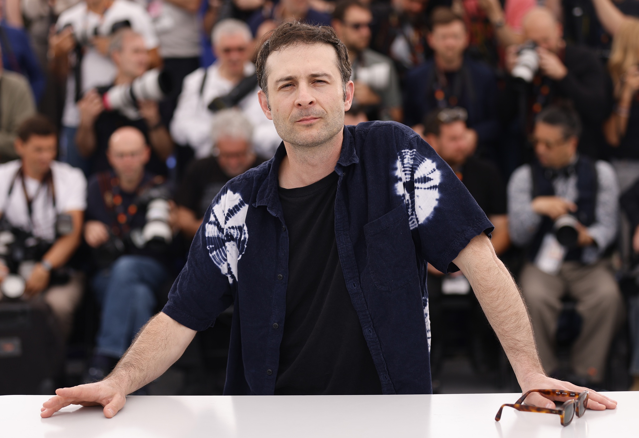 epa12972845 Director Arthur Harari attends the photocall for 'The Unknown' (L'inconnue) during the 79th annual Cannes Film Festival, in Cannes, France, 19 May 2026. The film festival runs from 12 to 23 May 2026. EPA/TERESA SUAREZ