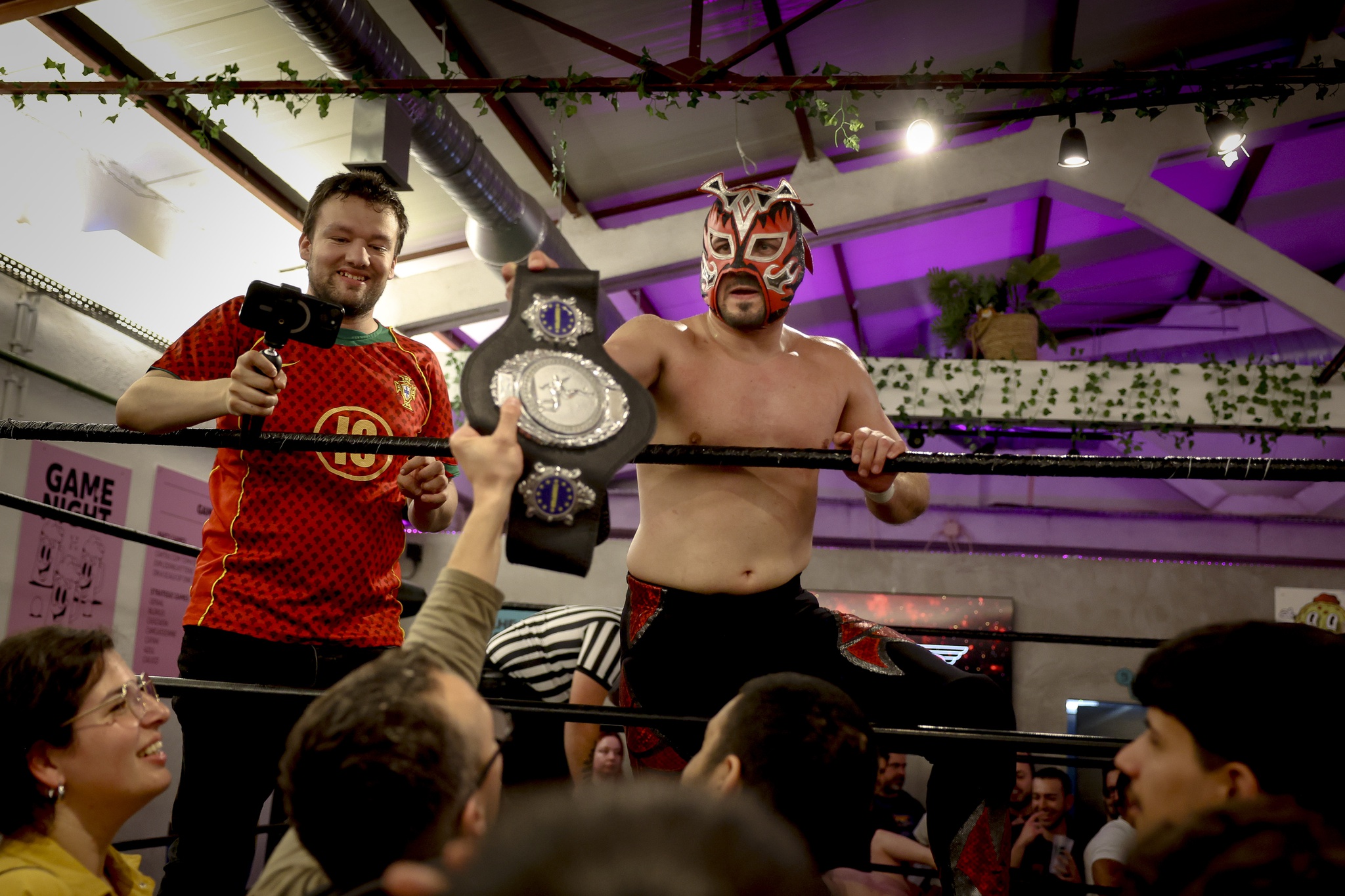 NFS Nuno Ferreira Santos - 23 Abril 2026 - Espectáculo de Wrestling Amador organizado pela CTW (Centro Treinos Wresltinh) no bar Fermentage