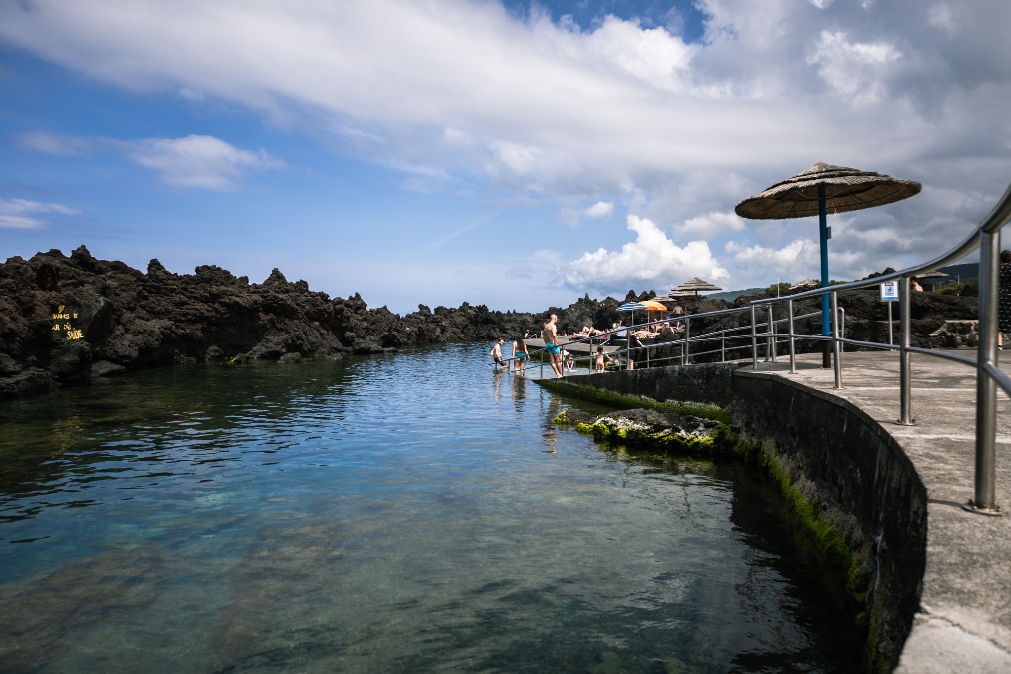 MVR Matilde Fieschi - 3 Junho 2023 - PORTUGAL, Ilha Terceira, Biscoitos - Acores - piscinas naturais de Biscoitos, turistas