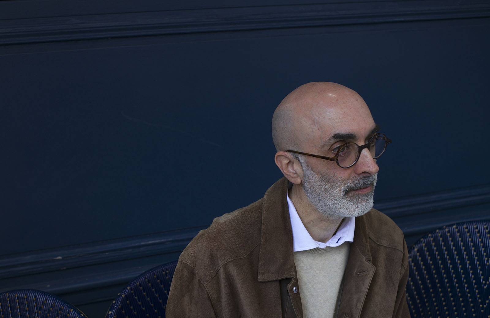 L'écrivain guatémaltèque Eduardo Halfon  remporte le Prix Medicis Etranger 2024. Paris, le 6 novembre 2024. (Photo by Sophie Bassouls/Sygma via Getty Images)