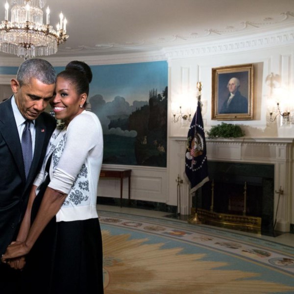 Obama e Michelle em Fevereiro de 2015
