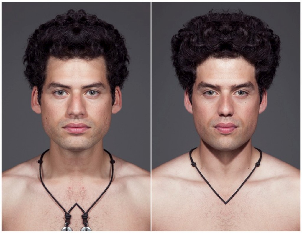 Fotos: Fotógrafo mostra como seriam as pessoas se os dois lados do rosto  fossem iguais - 11/02/2014 - UOL Notícias