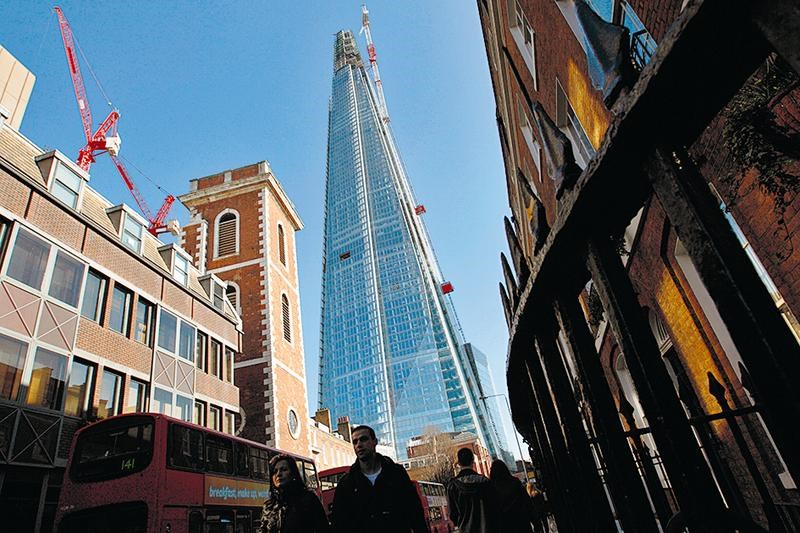 Londres inaugura topo do prédio mais alto da União Europeia
