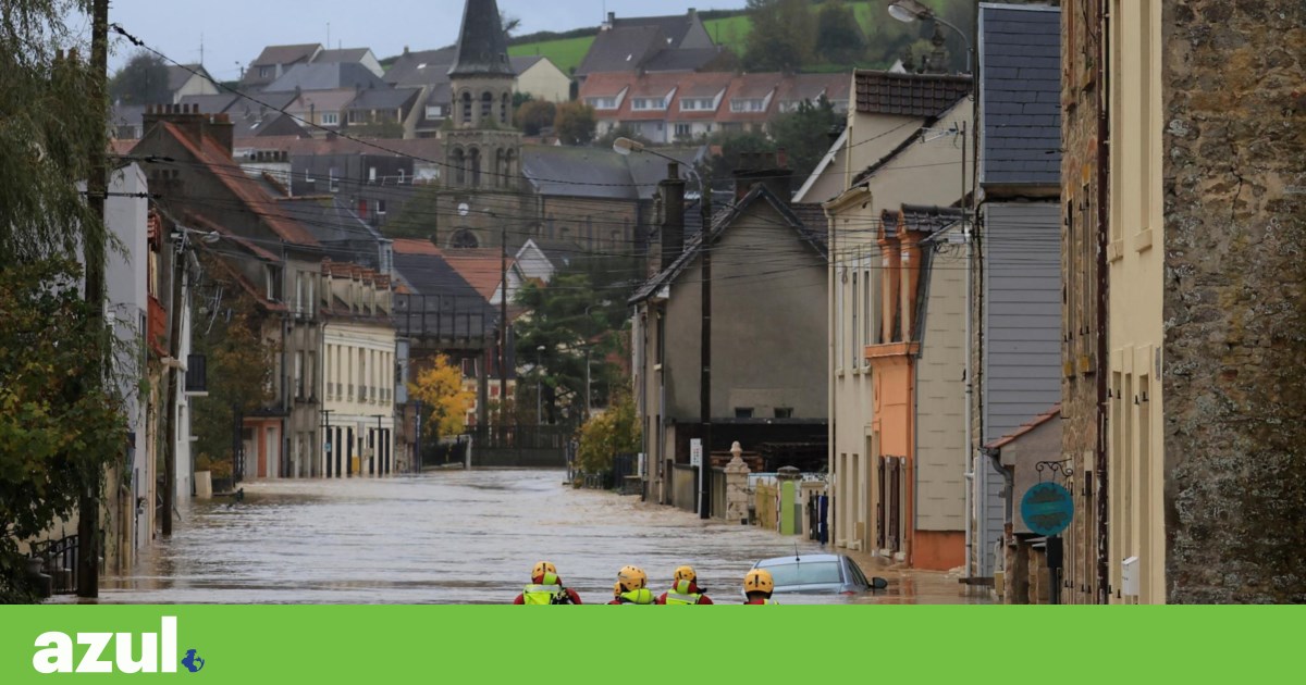 Após 20 dias de chuva e várias tempestades, Norte de França sofre ...