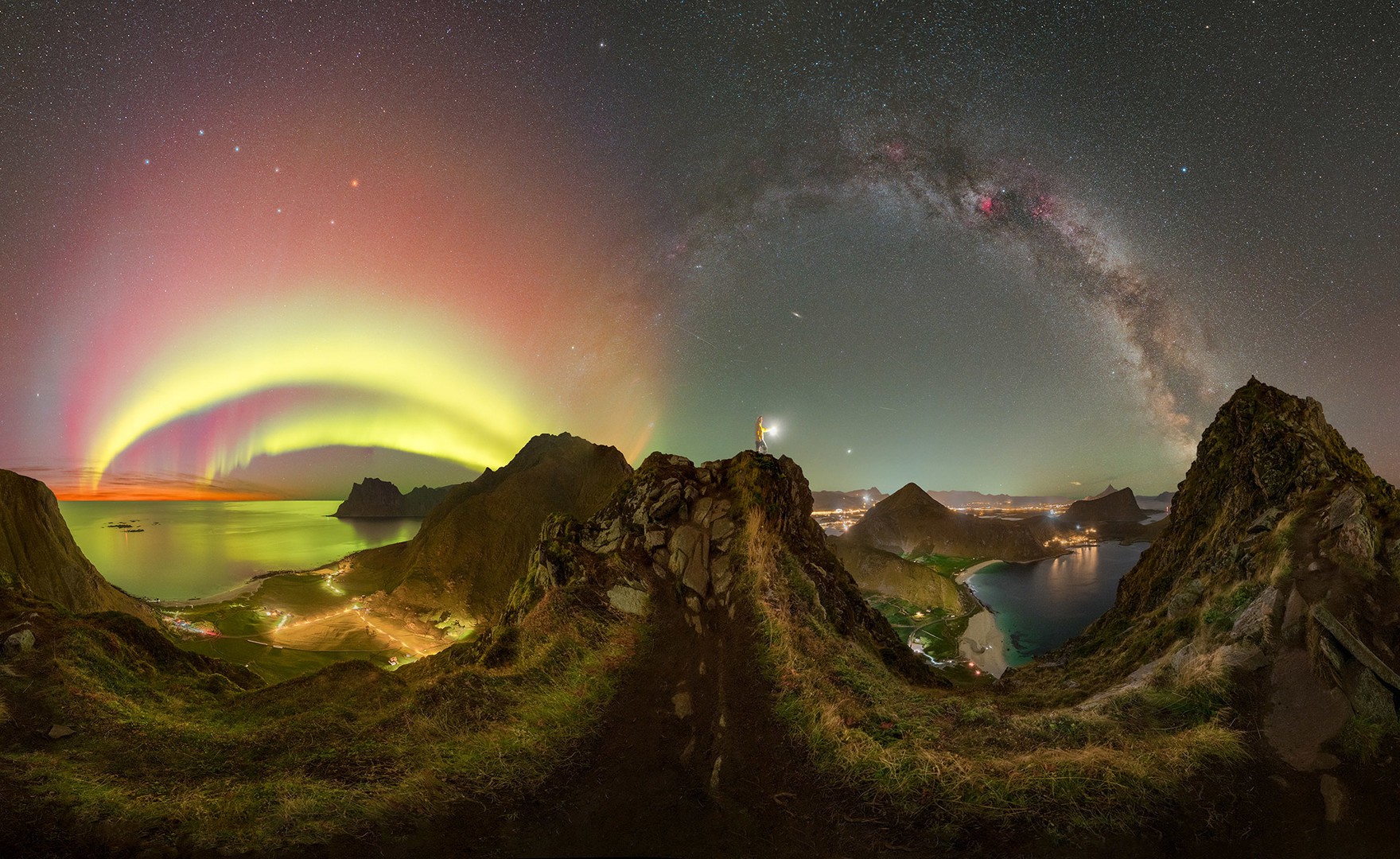 O raro vislume das auroras boreais nas melhores imagens de 2023
