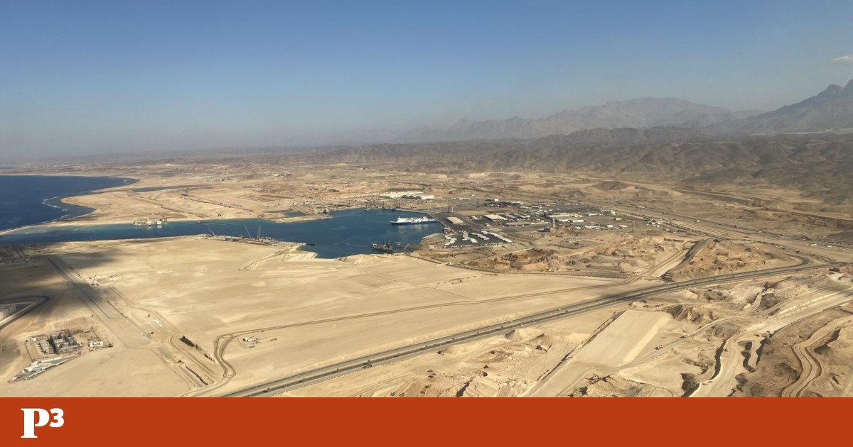 Fotos aéreas revelan la construcción de la megaciudad The Line en el desierto de Arabia Saudita |  Arabia Saudita