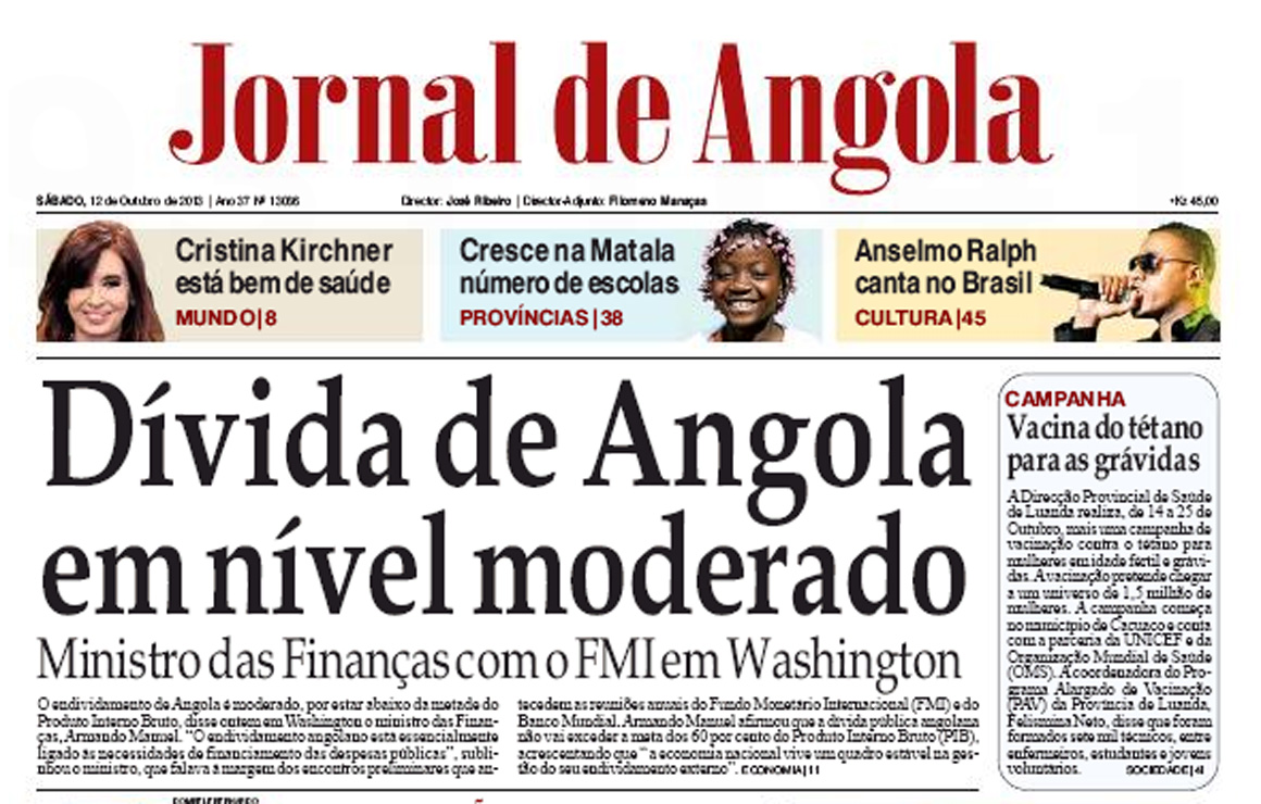Jornal de Angola - Notícias - Ditrov conquista Campeonato