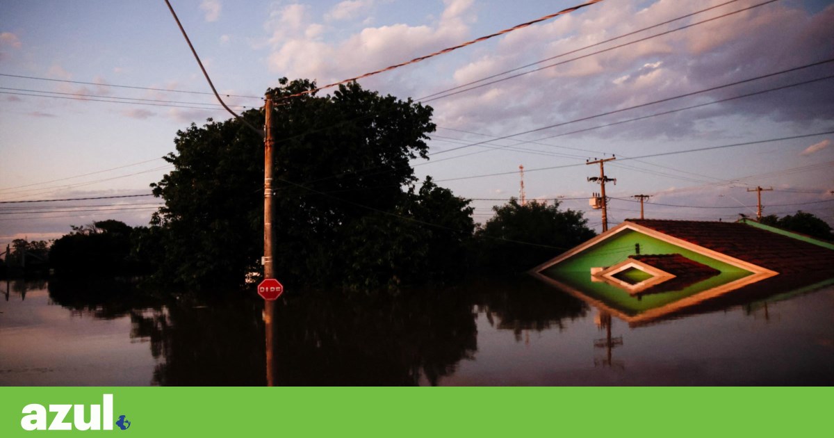 Bilder von den Zerstörungen der Überschwemmungen in Brasilien, die 83 Todesopfer forderten |  Blau