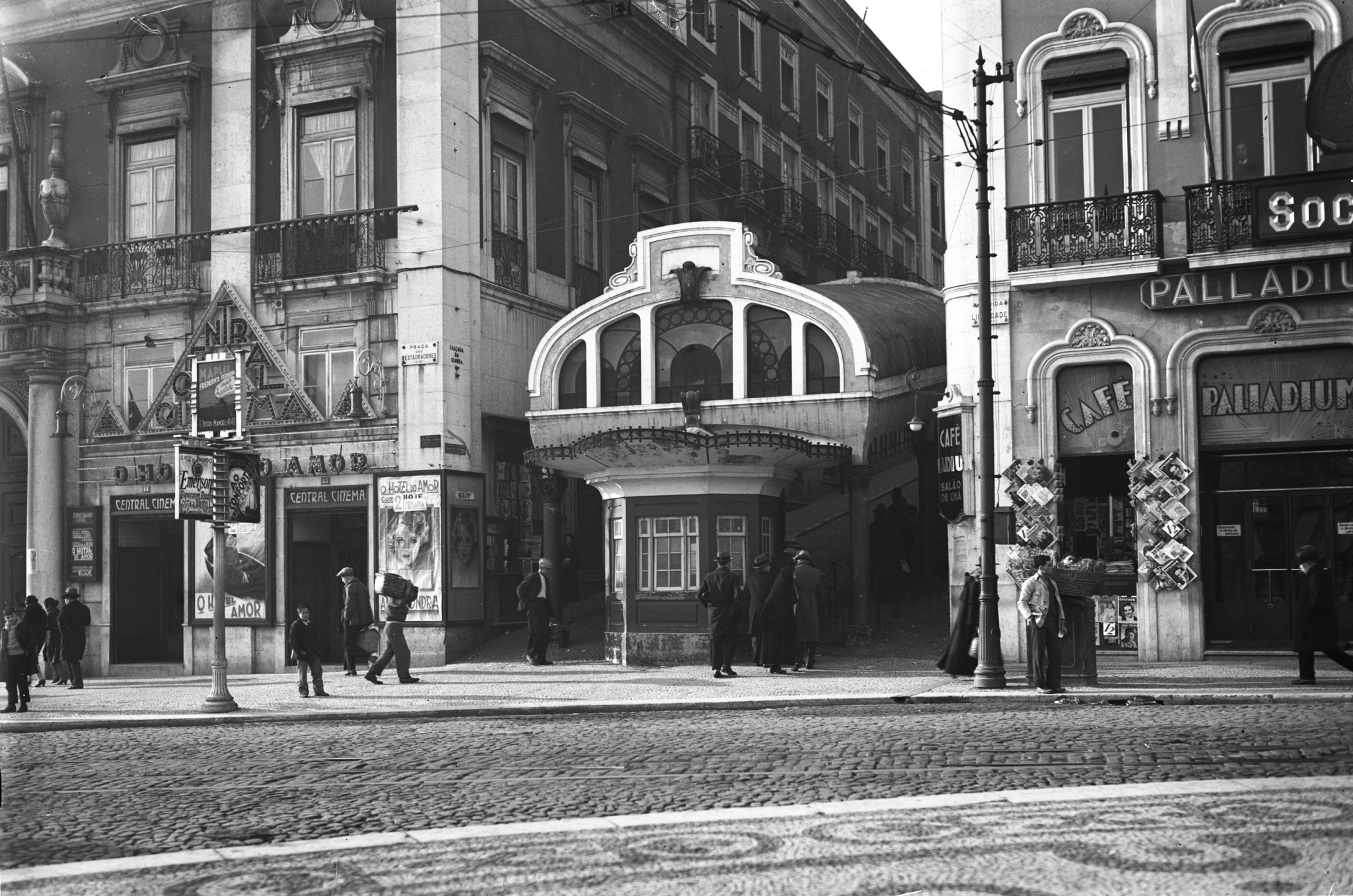 [Abrigo e bilheteira do Ascensor da Glória], 1931, Eduardo Portugal, PT/AMLSB/POR/13/019504