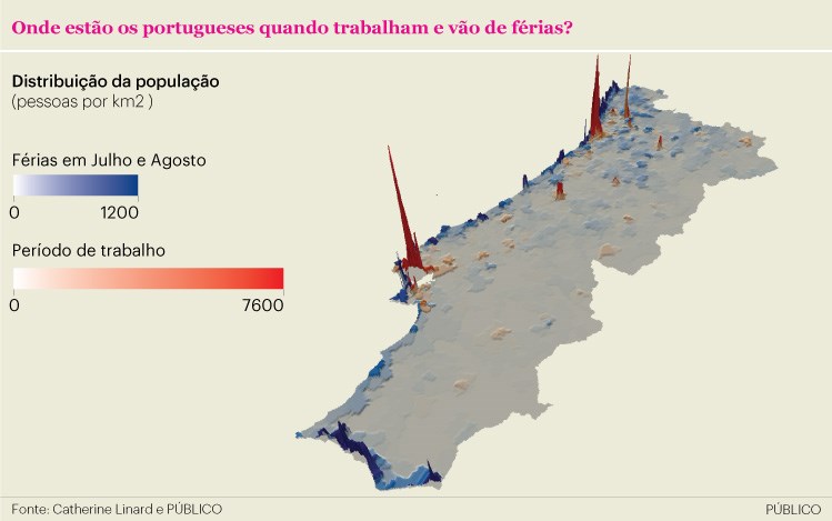 mapa densidade populacional portugal Telemóveis fornecem mapas da densidade populacional portuguesa mapa densidade populacional portugal Telemóveis fornecem mapas da densidade populacional portuguesa