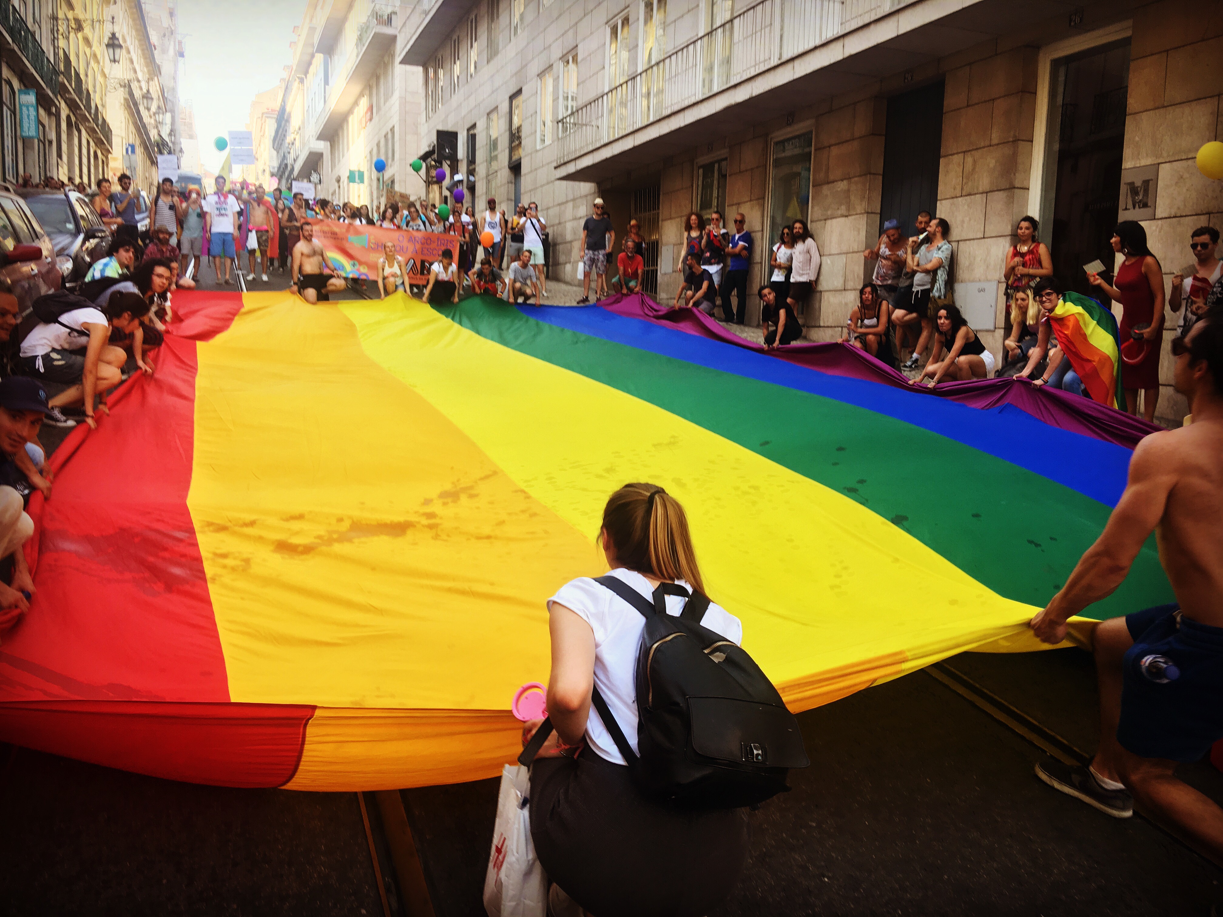 A Marcha do Orgulho LGBT em Lisboa já atingiu a maioridade Video 360 PÚBLICO