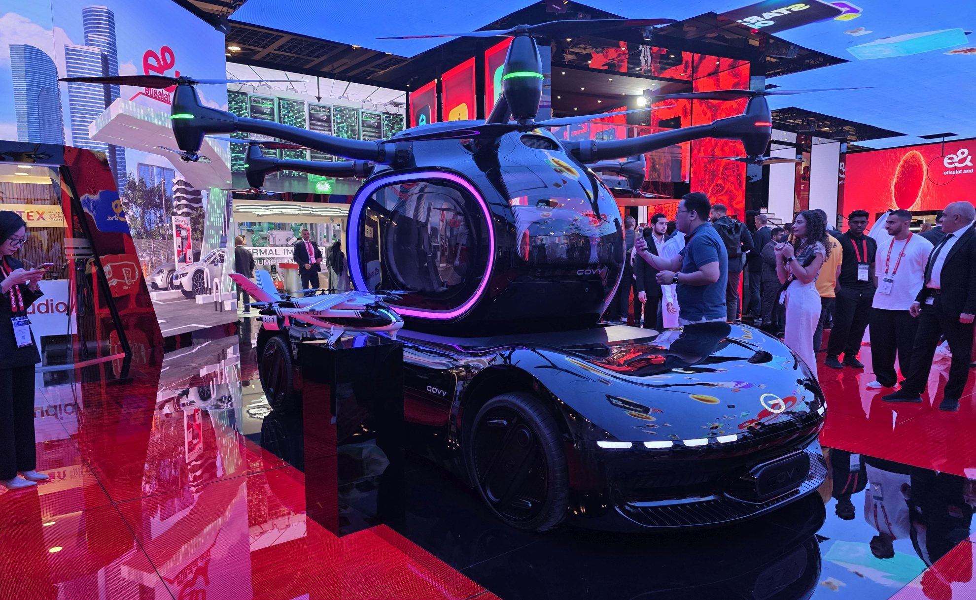 Os carros voadores do Dubai