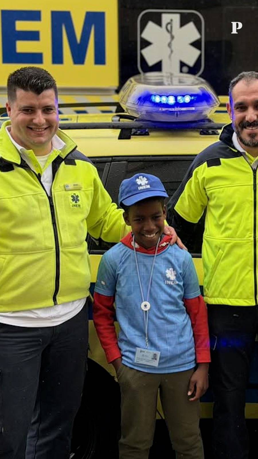 Com 9 anos, Rodrigo salvou a mãe com uma chamada para o 112: “És um herói para nós e para a mamã”