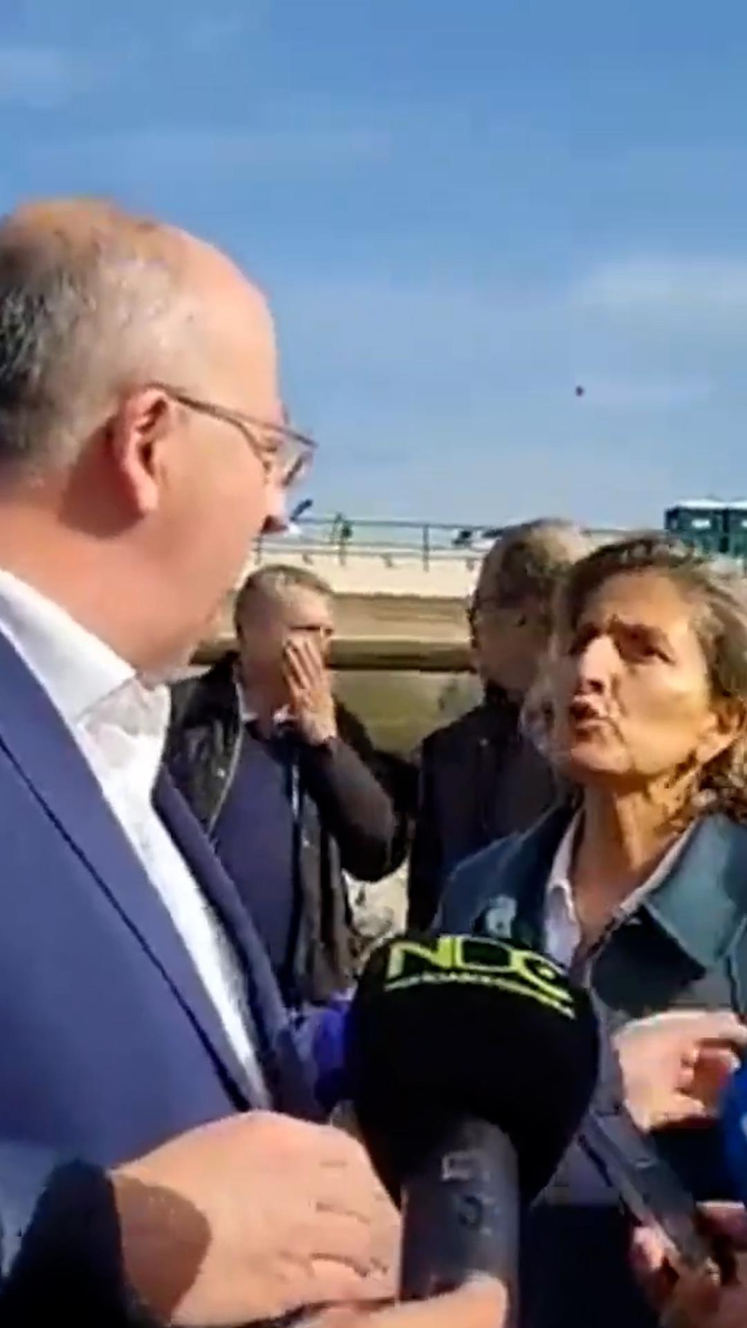 Ana Abrunhosa repreende ministro: “Em Coimbra, não volta a fazer a isto” | Vídeo